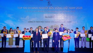 Herbalife Việt Nam: Top 100 Doanh nghiệp Bền vững Việt Nam 2025