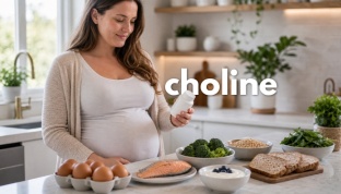 Mẹ bổ sung choline khi mang thai, con nhận nhiều lợi ích