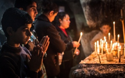 Hình ảnh đón Giáng sinh từ một trại tị nạn ở Iraq