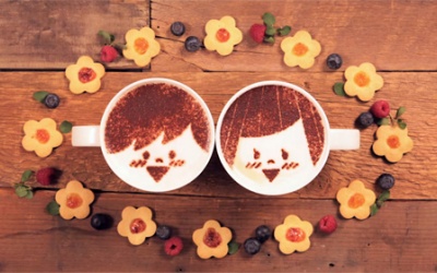 Valentine kể chuyện tình bằng 1.000 cốc cafe