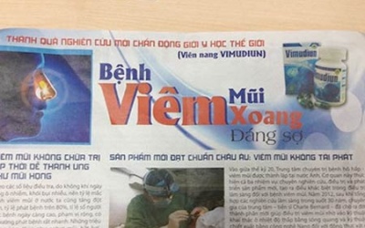 Phạt 3 công ty sai phạm quảng cáo TPCN 65 triệu đồng