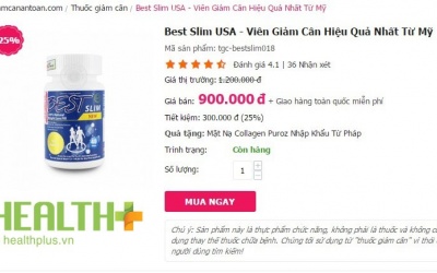Best Slim: Đình chỉ rồi vẫn... bán!?