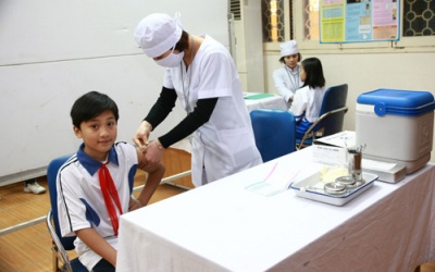 Gần 88% học sinh THCS được tiêm vaccine sởi – rubella