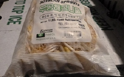 Giá đỗ Hàn Quốc nhiễm khuẩn độc nghiêm trọng