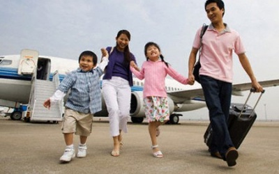 Nhiều gia đình du lịch đón Tết, du xuân