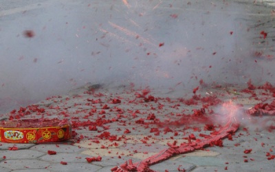 Tết Ất Mùi 2015 giảm hẳn tiếng pháo nổ