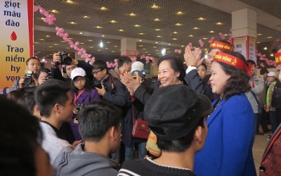 Xuân Hồng 2015: Dự kiến tiếp nhận hơn 8.000 đơn vị máu