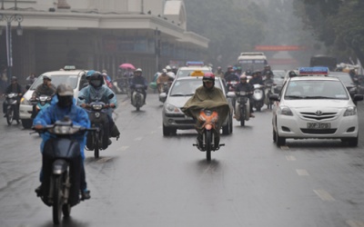 Đón thêm không khí lạnh, miền Bắc mưa to hơn