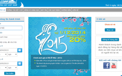 Hôm nay, bán vé tàu dịp nghỉ lễ 30/4