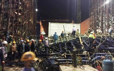 Sập giàn giáo kinh hoàng tại Kỳ Anh - Hà Tĩnh: 14 người tử vong