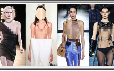 Ngực trần 'oanh tạc' các sàn diễn thời trang Quốc tế