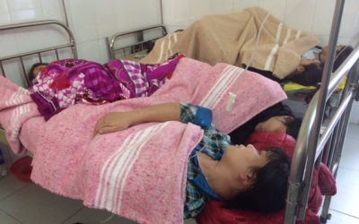 112 công nhân nhập viện vì ăn canh rau ngót