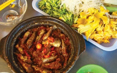 Cá chốt kho sả ớt