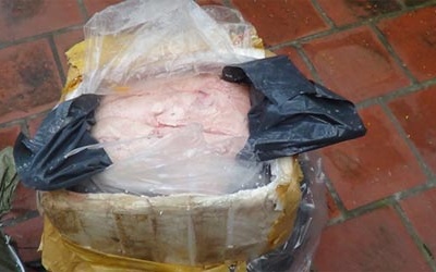 Hà Nội: Tiêu hủy hơn 700kg nầm lợn thối