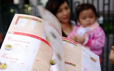 Áp dụng bữa ăn chuẩn cho học sinh tiểu học