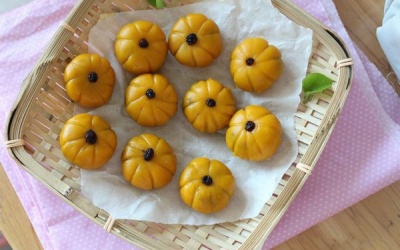 Làm bánh nếp 'quả quýt' siêu xinh