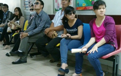 TP.HCM: Bệnh nhân đau mắt đỏ chỉ còn 30%