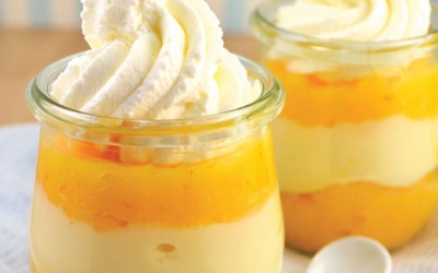 Béo ngậy Bánh xoài Mango Panna Cotta