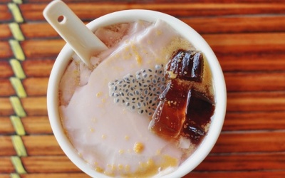 Tào phớ màu tím - Món ngon cho ngày hanh háo