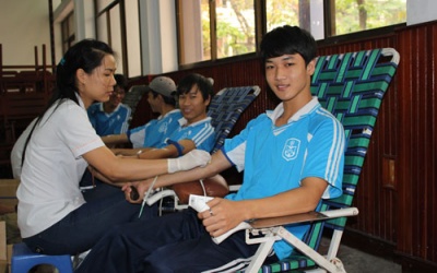 TPHCM: Hơn 1.000 sinh viên tham gia hiến máu tình nguyện