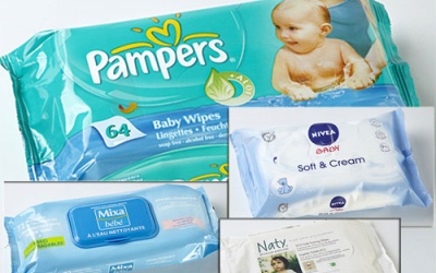 Cảnh báo mới về khăn giấy ướt cho trẻ em