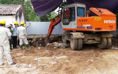 Phát hiện thêm hàng chục tấn chất thải độc hại tại Nicotex Thanh Thái