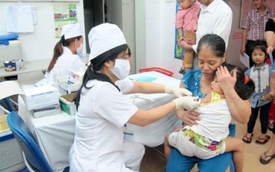 Đã có 15 tỉnh thành tiêm lại Quinvaxem