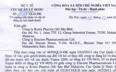 Sử dụng chữ ký, con dấu giả... để đăng ký thuốc