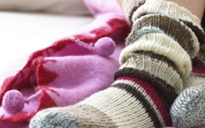 Giữ ấm đôi chân ngày đông