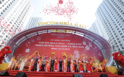 VINCOM MEGA MALL TIMES CITY chính thức khai trương tại Hà Nội