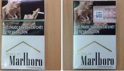 Từ tháng 2/2014, thuốc lá nhập khẩu phải ghi cảnh báo sức khỏe