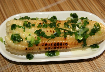 Tự làm bắp nướng mỡ hành