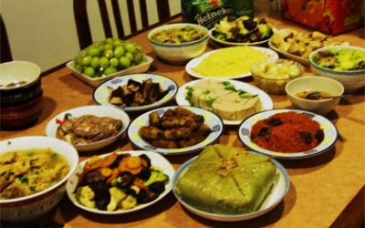 Để tránh dị ứng vì cỗ Tết