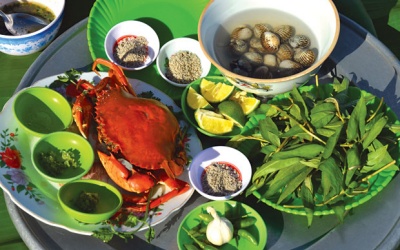 Ẩm thực 'xứ đầm' Ô Loan