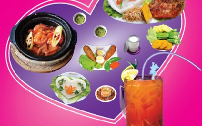 Thực đơn tình nhân tại Cơm Tấm Cali