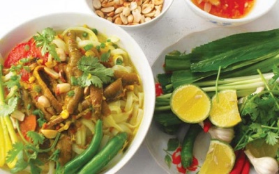 Mì lươn đồng nội miền Trung