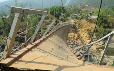 Sập cầu treo ở Lai Châu là do ốc neo cáp bị làm ẩu