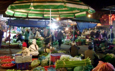 Hà Nội: Đặt máy kiểm tra thực phẩm tại chợ đầu mối