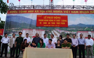 Khởi động Tháng hành động vì chất lượng an toàn vệ sinh thực phẩm 2014