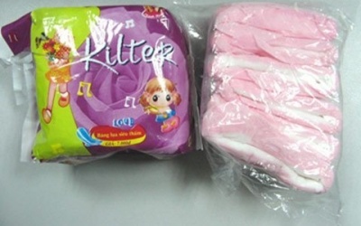 Mỹ: Phát hiện băng vệ sinh chứa chất dioxin