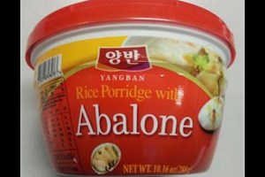 Cháo bào ngư ăn liền Hàn Quốc bị nghi chứa vi khuẩn có hại