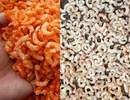 Tôm khô thơm ngon từ phẩm màu và hóa chất
