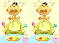 Bé 2 tuổi hóc xương trong cháo phải đi cấp cứu