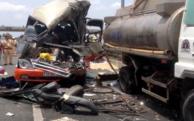 Tai nạn giao thông nghiêm trọng, 11 bệnh nhân nhập viện