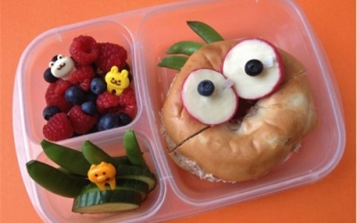 Những hộp cơm trưa nghệ thuật dành cho bé
