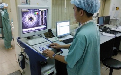 BV TƯ Huế trang bị máy siêu âm trong lòng mạch hiện đại