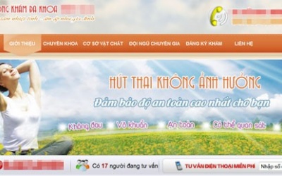 Hãi hùng quảng cáo phá thai tràn lan trên mạng