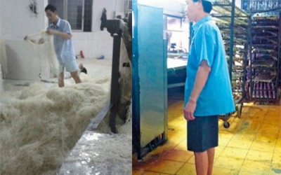 Kinh hoàng bún gạo 'bàn chân thối' Trung Quốc