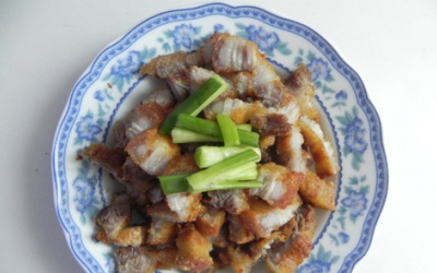 Thịt ba chỉ chiên muối ớt Tây Ninh