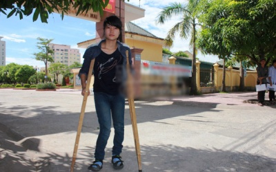 Thí sinh bị liệt do chất độc da cam và ước mơ thành Dược sĩ